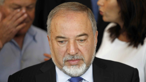 Israeli Defence Minister Avigdor Lieberman.