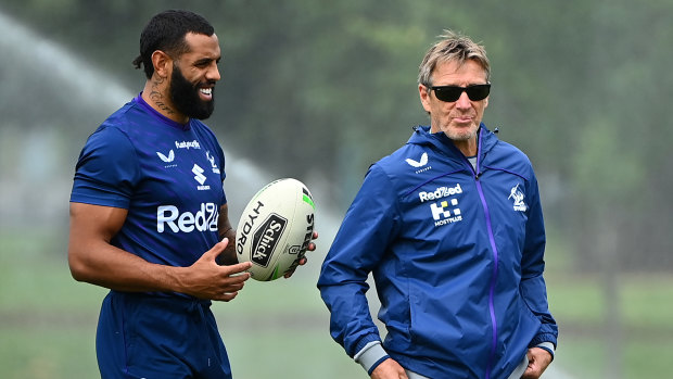 Melbourne coach Craig Bellamy has watched Josh Addo-Carr develop rapidly since his NSW debut.