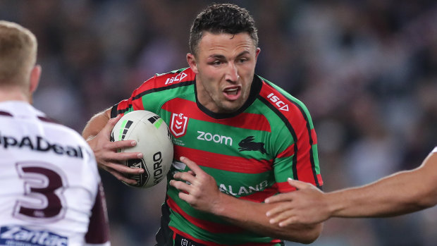 The playing future of Souths captain Sam Burgess is shrouded in uncertainty.
