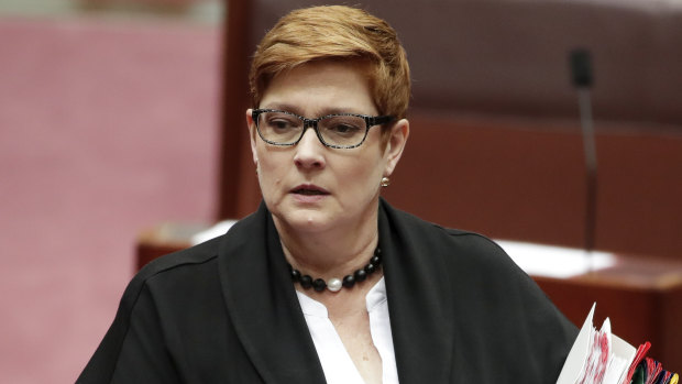 Foreign Minister Marise Payne is providing consular assistance to the families of the Australians.