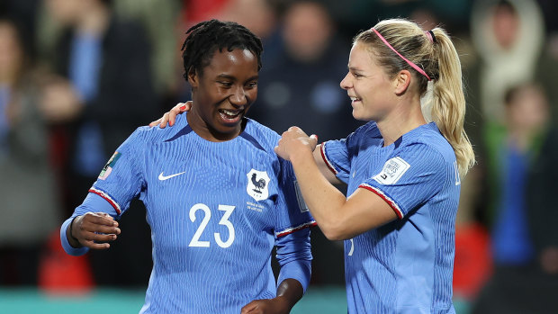 France is through to a quarter-final against the Matildas.