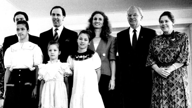 Paul Keating is sworn in as Australia's 24th Prime Minister, December 1991.