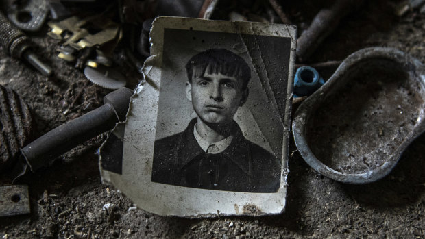 Gena Lozynsky, pictured, and his wife Lida were two of the last people living in the village until they were both murdered.