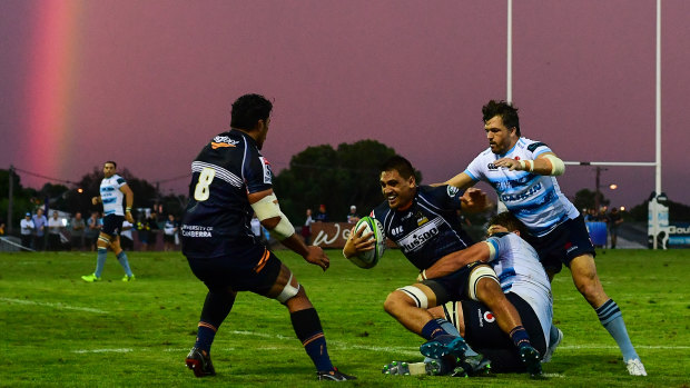 Back in action: Ashley-Cooper played 40 minutes against the Brumbies in Goulburn last week. 