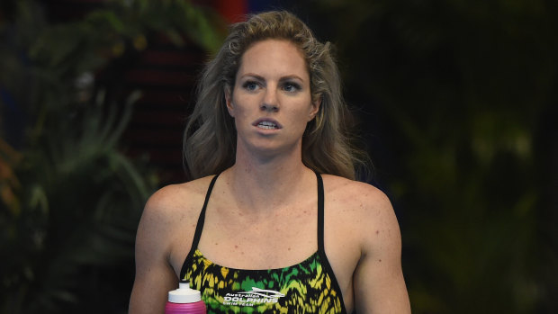 Tough times: Emily Seebohm has spoken about how her relationship break-up impacted her preparation.