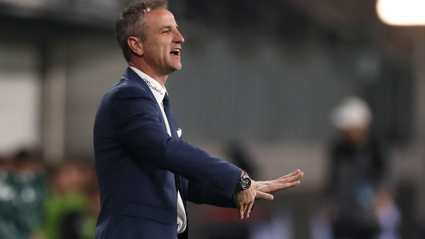 Victory coach Grant Brebner was at his side's Asian Champions League match against Beijing, but he was calling the shots.