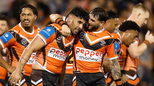 Terrell May has been a revelation for the Tigers since his shock release by the Roosters.