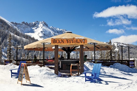 Bon Vivant for an extraordinary mountain lunch setting.