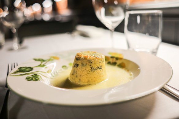 Sformato (suflê) na casa de Stefano.