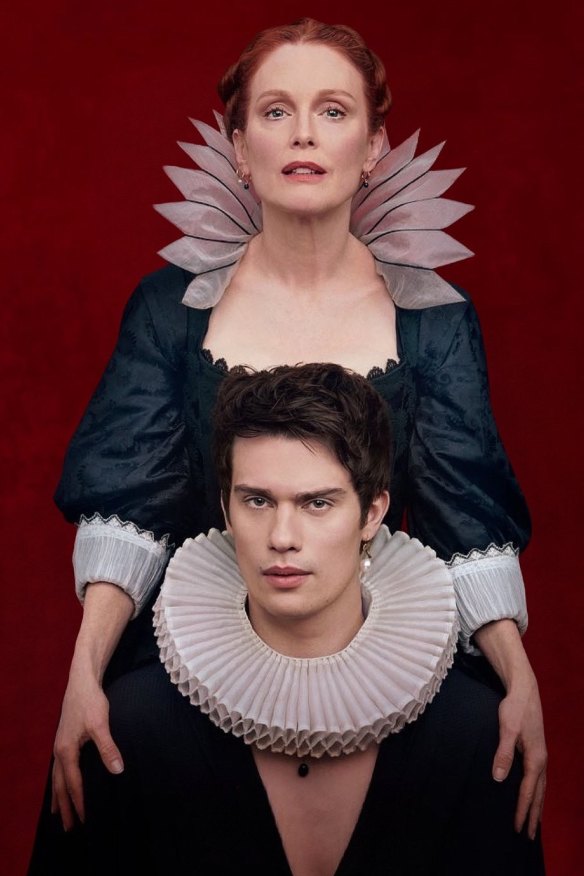 In her first period drama for TV, Mary & George, with Nicholas Galitzine.