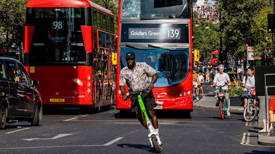 London has cracked down on e-scooters.