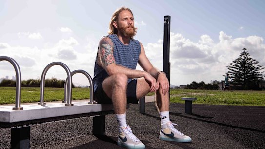 Accepting new limits: COVID has changed Matt Gardener’s ability to exercise. 