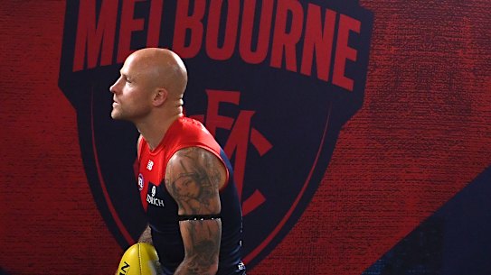 Melbourne veteran Nathan Jones.