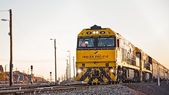 Hundreds of thousands of Australians have once again tuned in to watch a train zip through the desert. 
