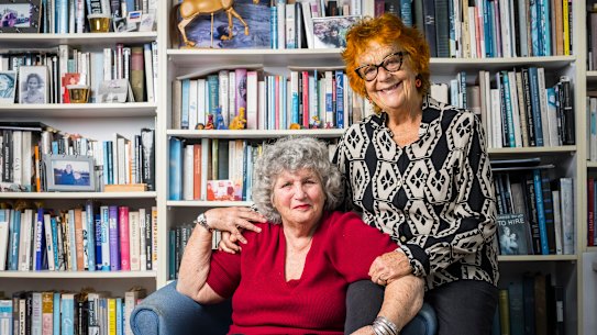 Joan Nestle (left) and Di Otto 