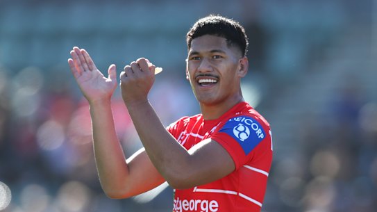 Junior Amone scored a double for the Dragons.