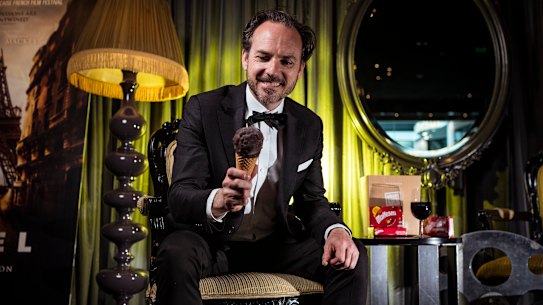 Palace Cinemas CEO Benjamin Zeccola at Cinema Como in South Yarra.