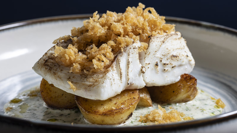 Fish and chips get fancy at this new neighbourhood wine bar by the beach