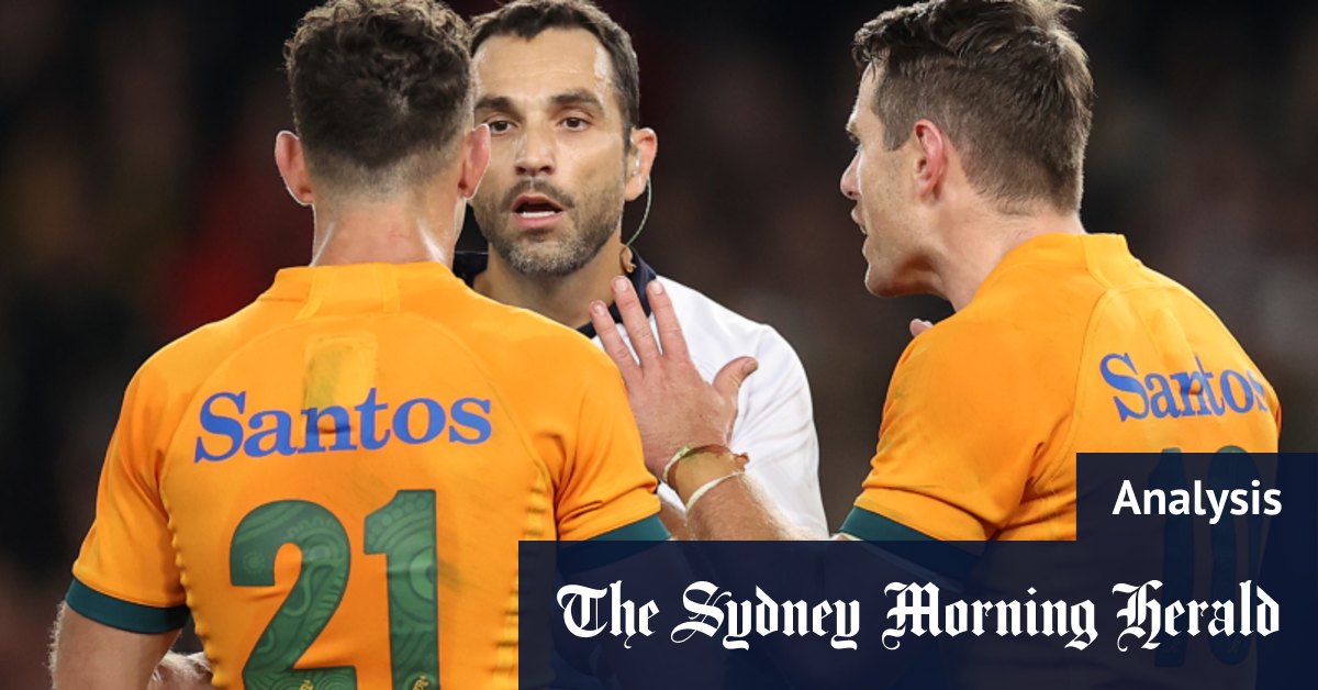They learned the hard way, but Wallabies now know to read the referee