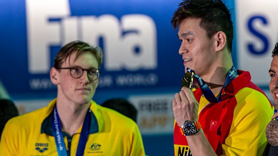 Not everyone was impressed with Sun Yang's 400m gold medal at the World Championships.
