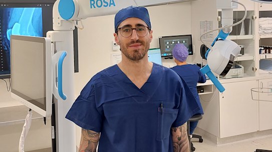 Orthopedic nurse Miguel Romero Martinez mostly works Monday to Friday, but sometimes has to be on call on weekends.