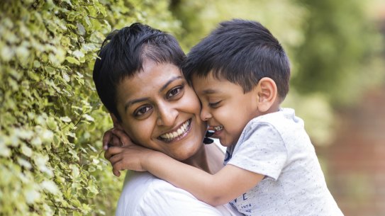 Niti Nadarajah felt she could only try pregnancy one more time, having lost two to miscarriage. Her son Kai, three was her “rainbow baby”.