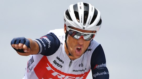 Richie Porte claims stage three.
