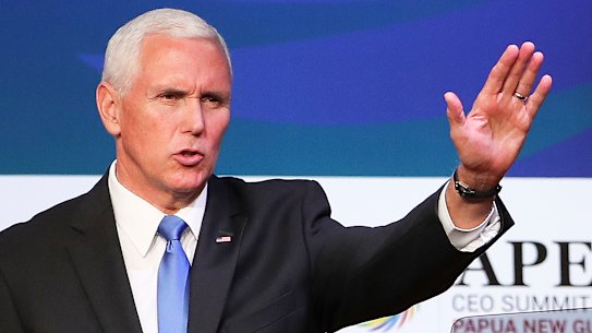 Mike Pence announces US-Australia military pact to expand Manus Island naval base