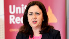 Queensland Premier Annastacia Palaszczuk says the state is not in the clear yet in the battle against a COVID-19 outbreak .