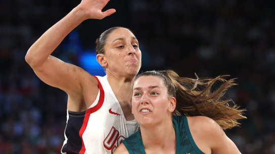 Isobel Borlase broke through for the Opals.