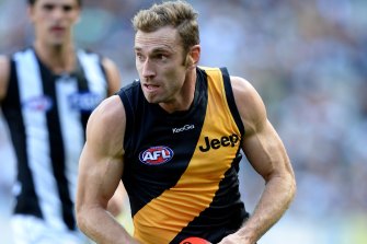 Shane Tuck became a cult figure at Richmond. 