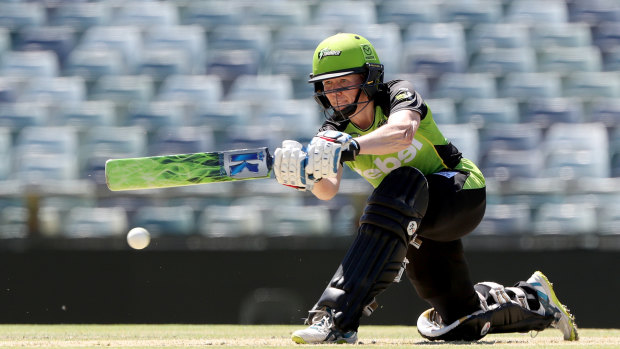 Back in action: Blackwell will be batting for the Sydney Thunder from Sunday.