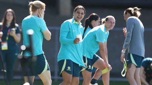 Tony Gustavsson was again cagey on Sam Kerr and her calf injury