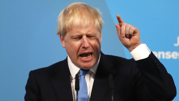 Boris Johnson promises to work "flat-out" after being named the Conservative Party leader to take over as Prime Minister from Theresa May.