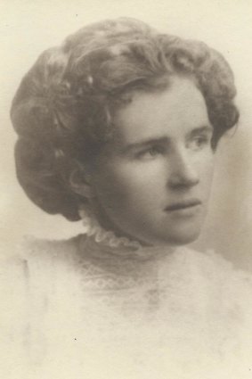 A portrait of Ethel Wilkinson as a young woman.