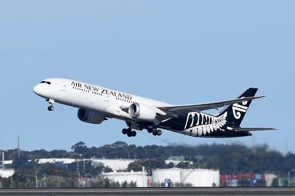 Air New Zealand’s Dreamliner 787-9.