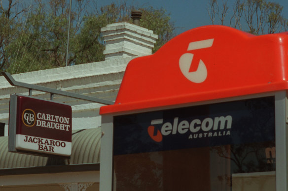 Telecom Australia was renamed Telstra that year.