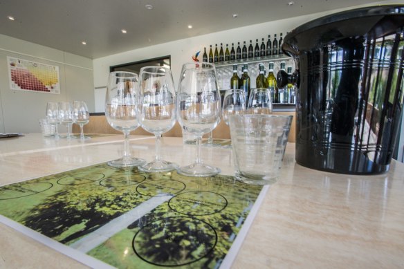 A cellar door tasting just 15 minutes’ drive from the city centre at Mount Majura Vineyard.