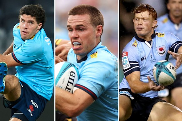 Well Donaldson, Harrison and Tane Edmed were once rival to waradahs No.10.