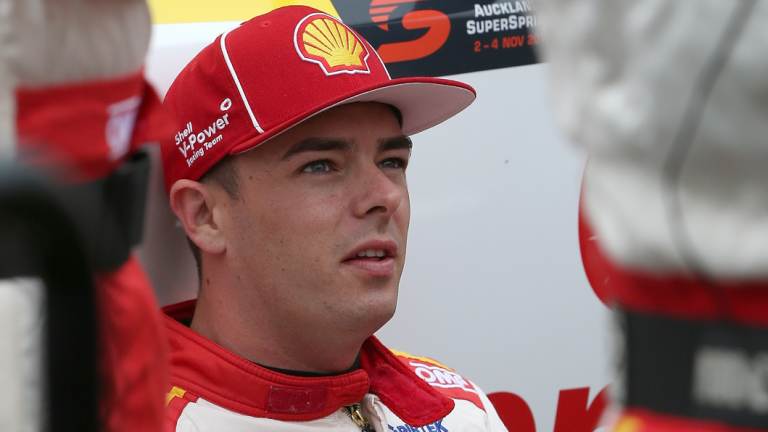 Pre-storm: Scott McLaughlin ahead of Saturday's race.