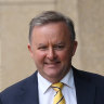 Anthony Albanese arrives at the NSW Supreme Court to give eivdence at the criminal trial of former Labor ministers Eddie Obeid and Ian Macdonald.