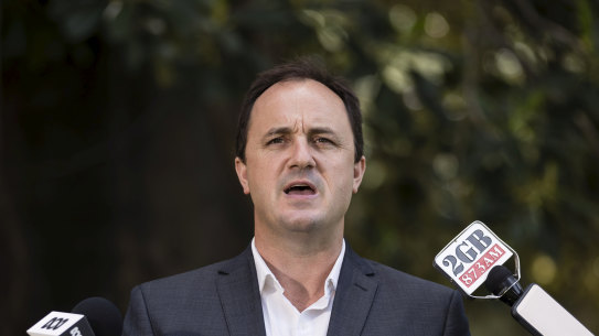 Jeremy Buckingham of the Legalise Cannabis party.