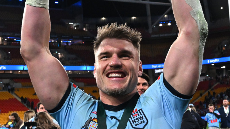 He thought he’d broken his neck. Then Angus Crichton returned to win the Wally Lewis Medal