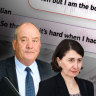 The corruption watchdog was scathing about Gladys Berejiklian’s motived for staying with Maguire and keeping the whole thing a secret.