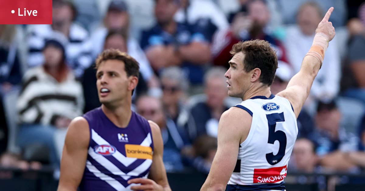 Geelong vs Fremantle AFL LIVE: Cameron, Neale inspire comeback against Freo; Magpies, Crows count down to MCG clash