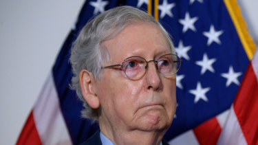 Republican Senate leader Mitch McConnell said Congress's failure to pass a financial relief package was hurting its Senate candidates in Georgia. 