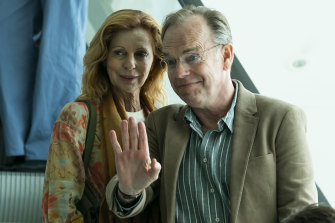 Heather Mitchell and Hugo Weaving are both nominated for their work in the Binge series Love Me.