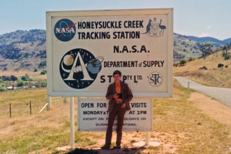Young space exploration enthusiast Colin Mackellar at the Honeysuckle Creek Tracking Station in 1971.