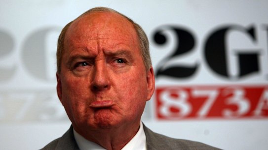 A shift to politics for Alan Jones?