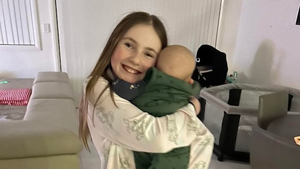 Charlotte with her little brother Will.